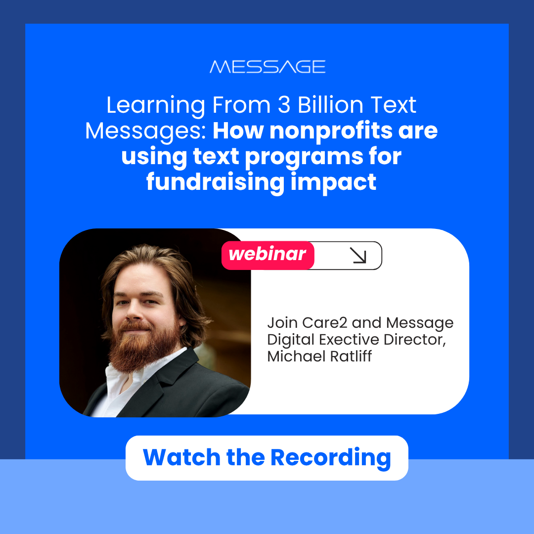  How nonprofits are using text programs for fundraising